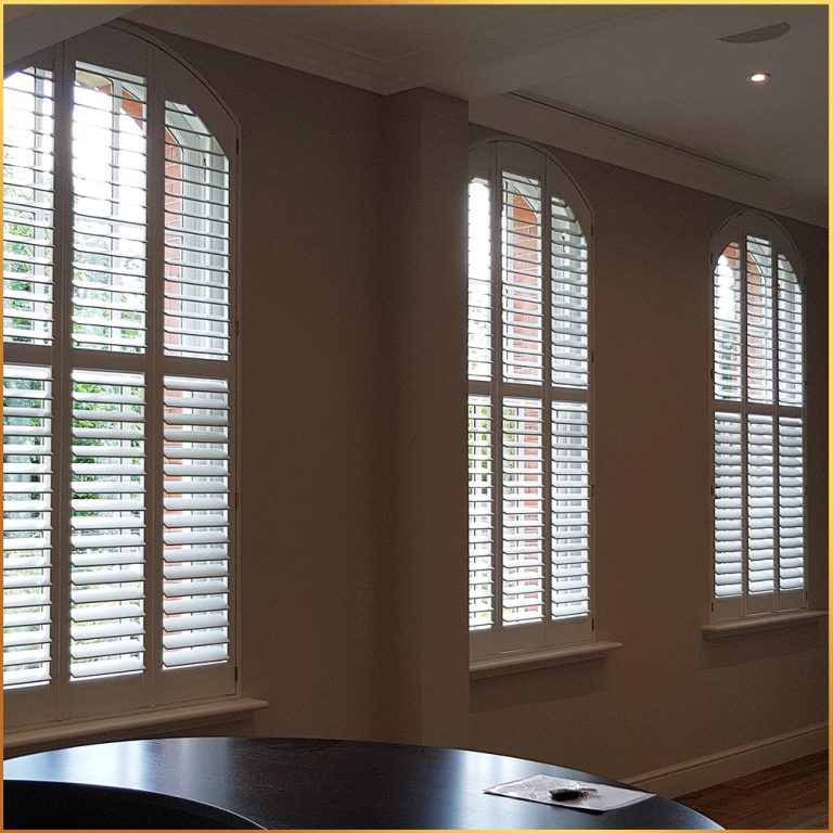 Shaped Window Shutters